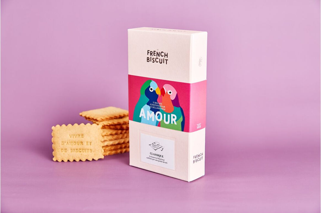 Amour 12 Biscuits Gravés