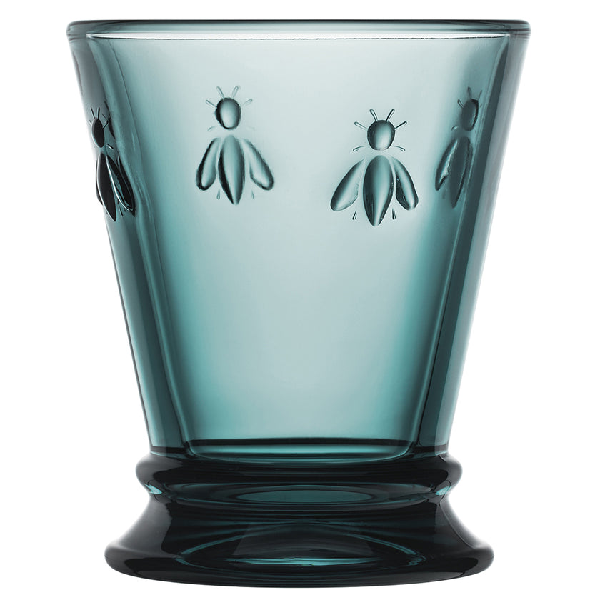 Vaso con forma de abeja azul medianoche