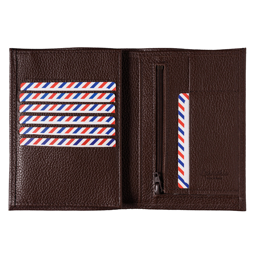 Cartera grande de piel Albert