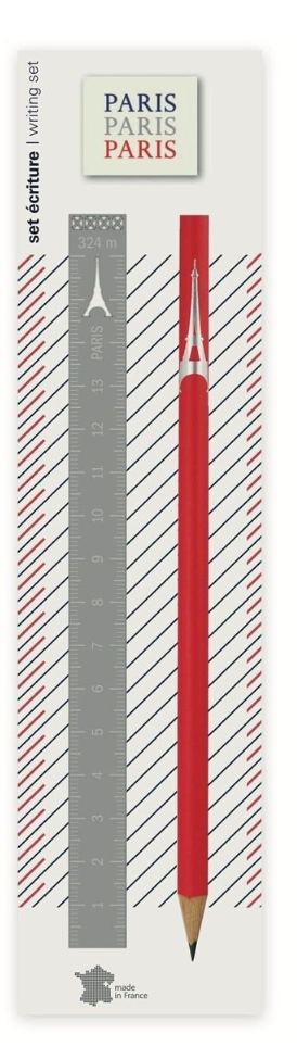 Juego de escritura Paris Red