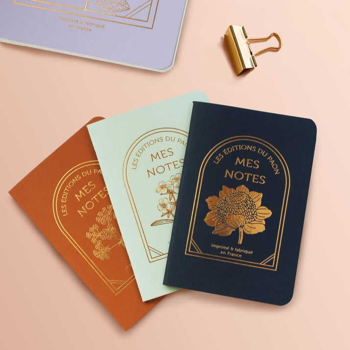 Trio Petits Carnets Herboriste
