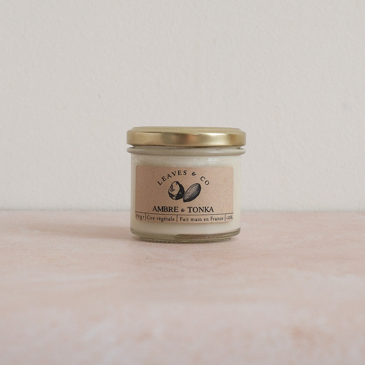 Bougie de saison Ambre et Tonka