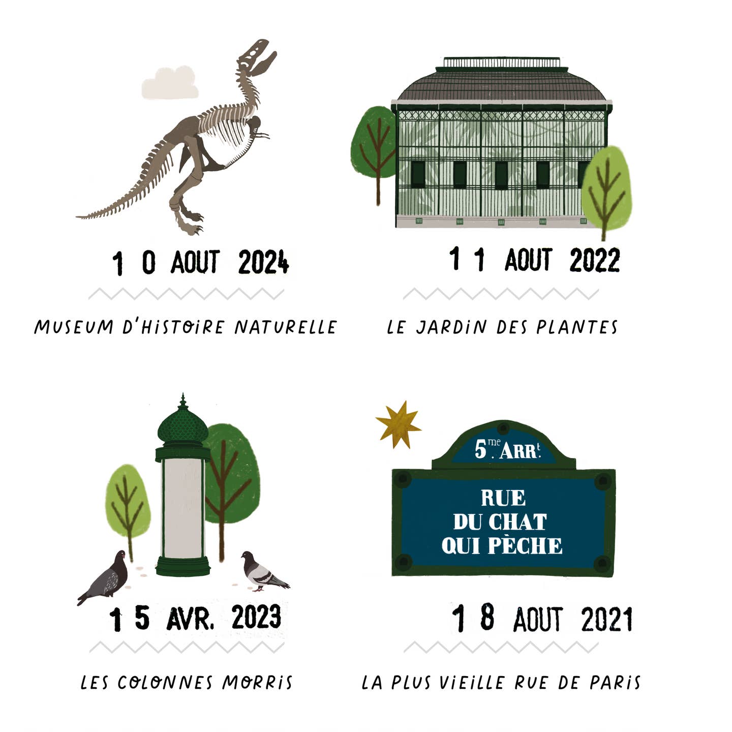 Affiche à dater Paris