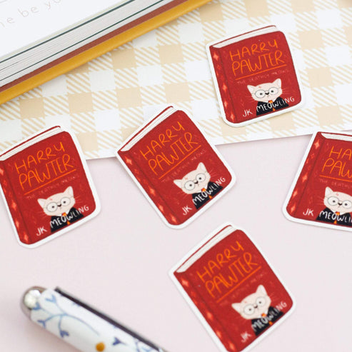 Sticker Livre Classique Chat