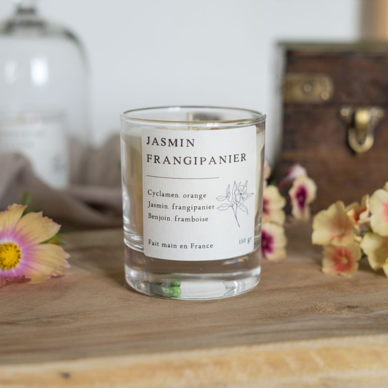Bougie Jasmin frangipanier