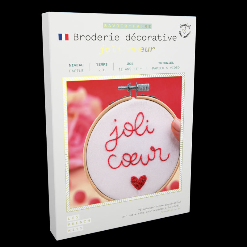 Kit broderie Joli coeur