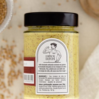 Finely crushed mustard