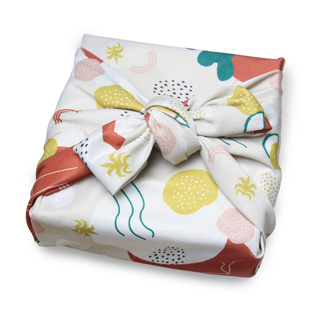 Emballage cadeau réutilisable en tissu Petit Terra 50 x 50 cm - PAKE