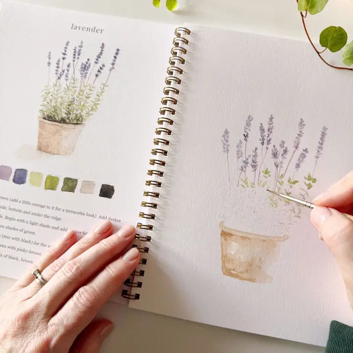 Carnet d'Aquarelle Garden
