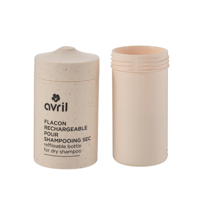 Flacon pour shampoing sec en poudre