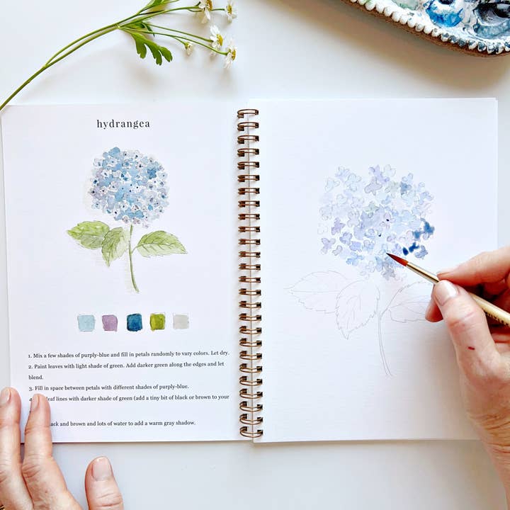 Carnet d'Aquarelle Flowers