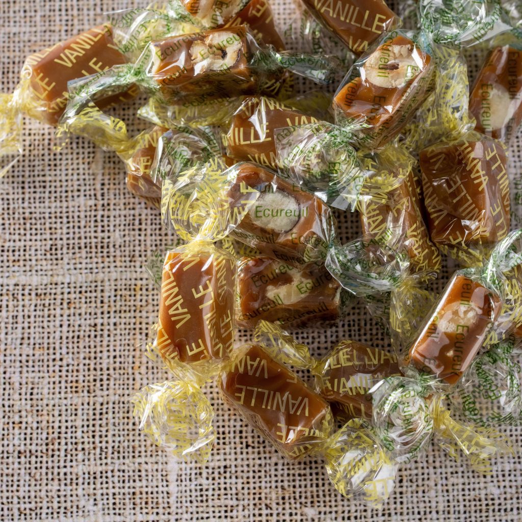 Cornelius: Caramel papillotes with whole hazelnuts
