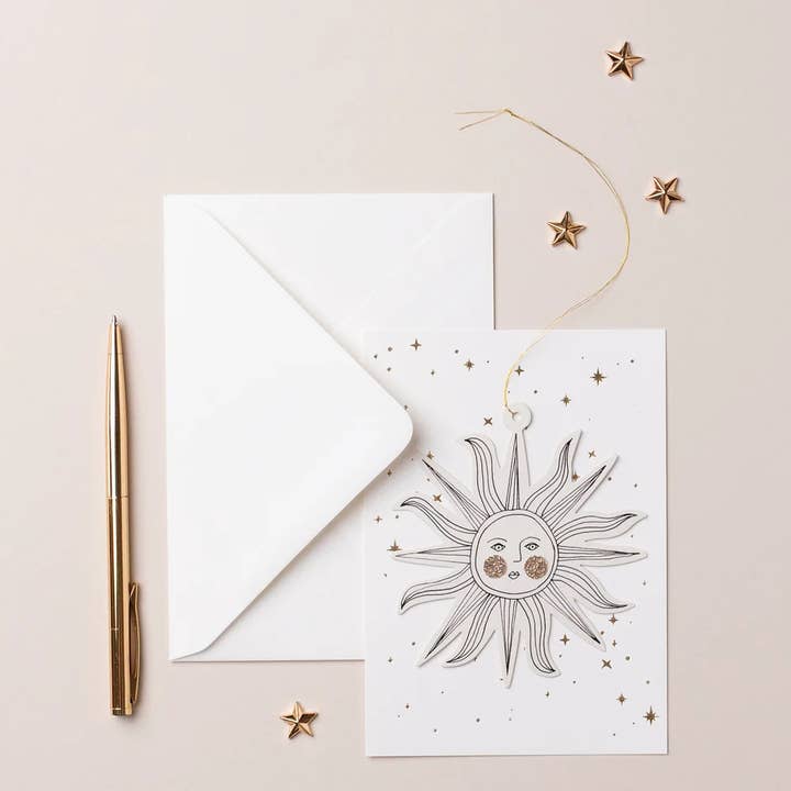 Carte Soleil décoration de Noël