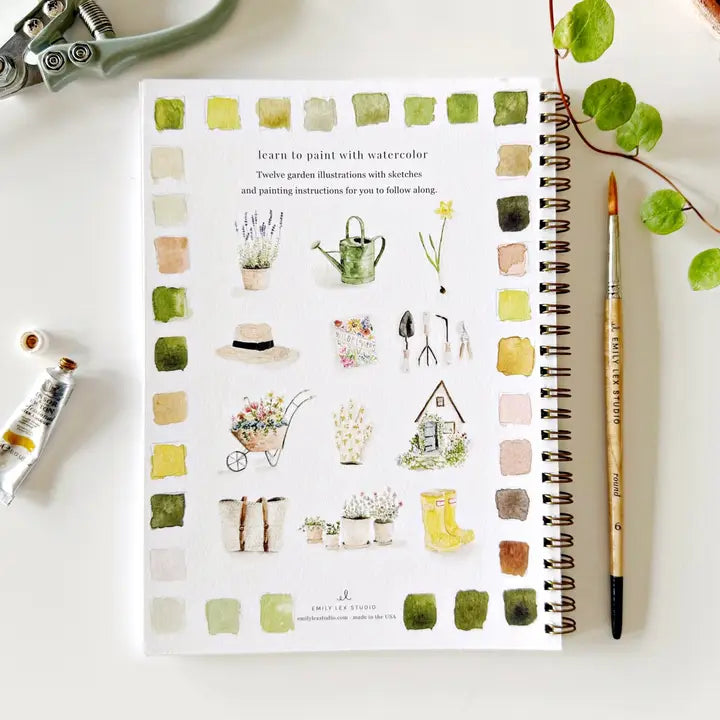Carnet d'Aquarelle Garden