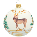 Ciervo de bola de Navidad