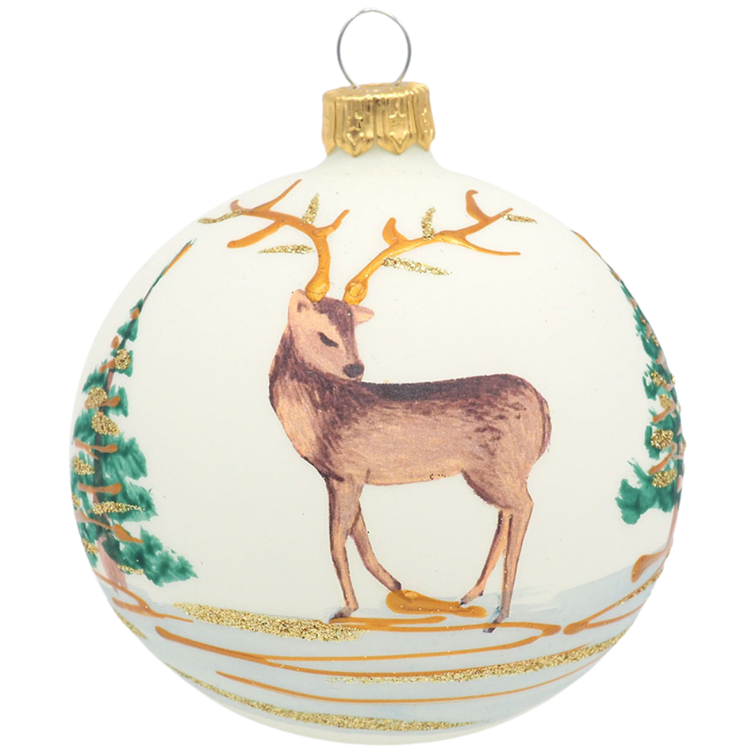 Boule de Noël Cerf