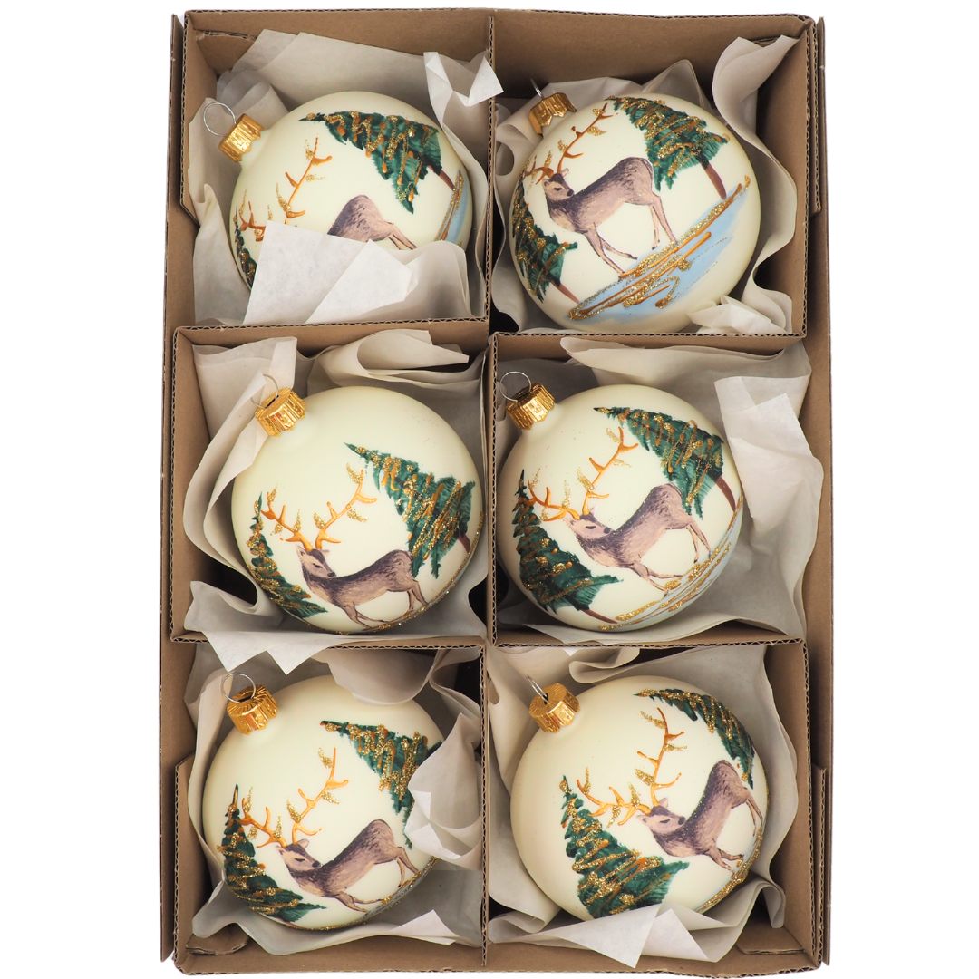 Boule de Noël Cerf