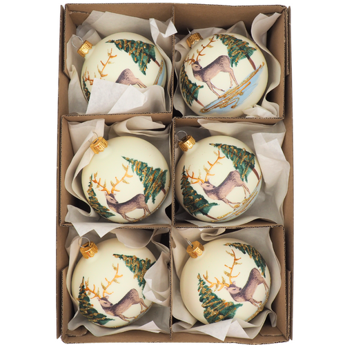 Boule de Noël Cerf