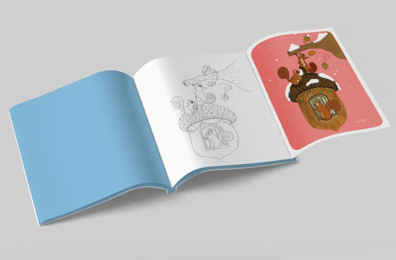 Merveilleux coloriages de l'Avent