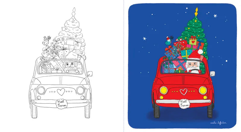 Merveilleux coloriages de l'Avent