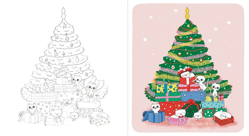 Merveilleux coloriages de l'Avent