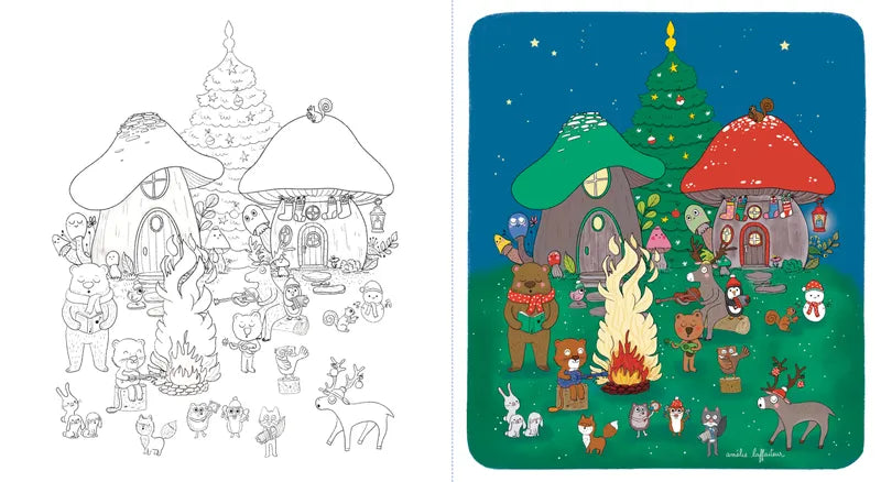 Merveilleux coloriages de l'Avent