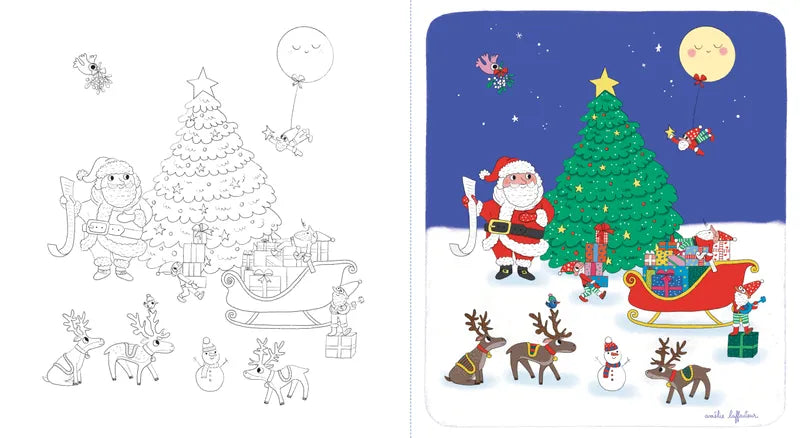 Merveilleux coloriages de l'Avent