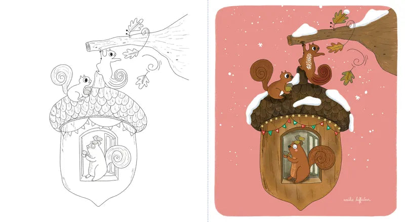 Merveilleux coloriages de l'Avent