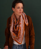 Foulard en coton - Nesta Rust