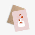 Carte Lettre Coeurs