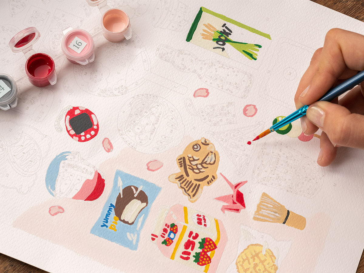 Coffret Peinture Au Numéro Week-end à Tokyo