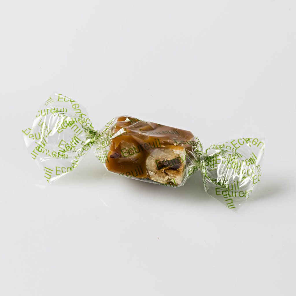 Cornelius: Caramel papillotes with whole hazelnuts