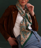Foulard en coton - Leone Bronze