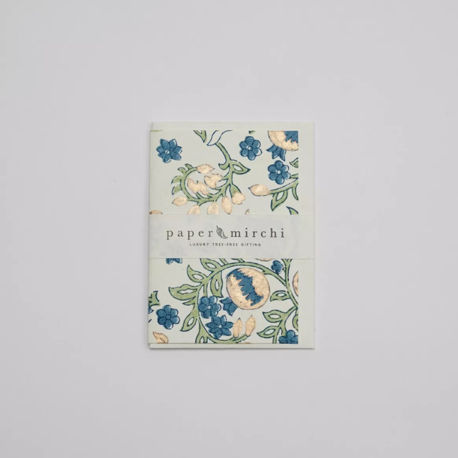 Carte Block Print  Grenade Indigo