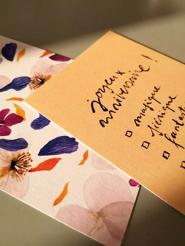 Carte Joyeux anniversaire Liste