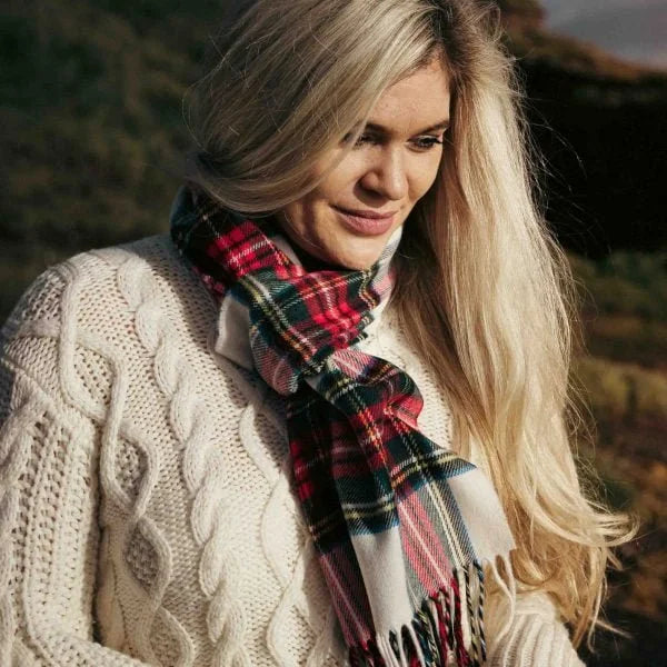 Écharpe Mérinos Tartan Dress Stewart