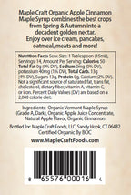 Sirop d'érable Pomme Cannelle