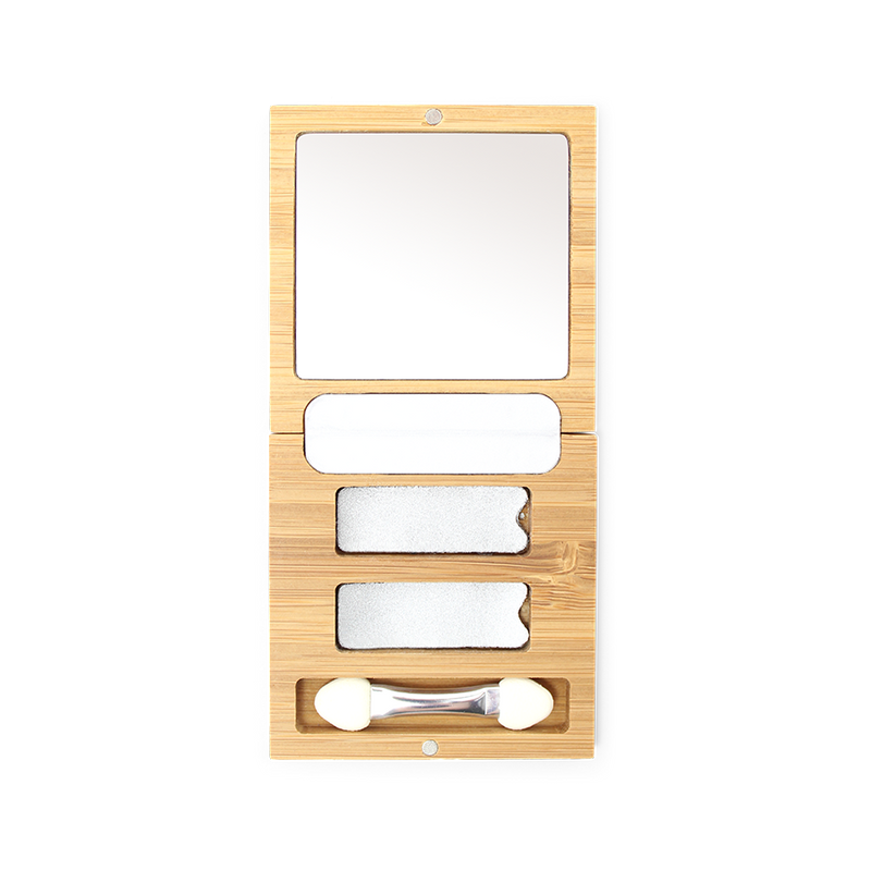 Dúo de cajas de bambú (vacía + aplicador)