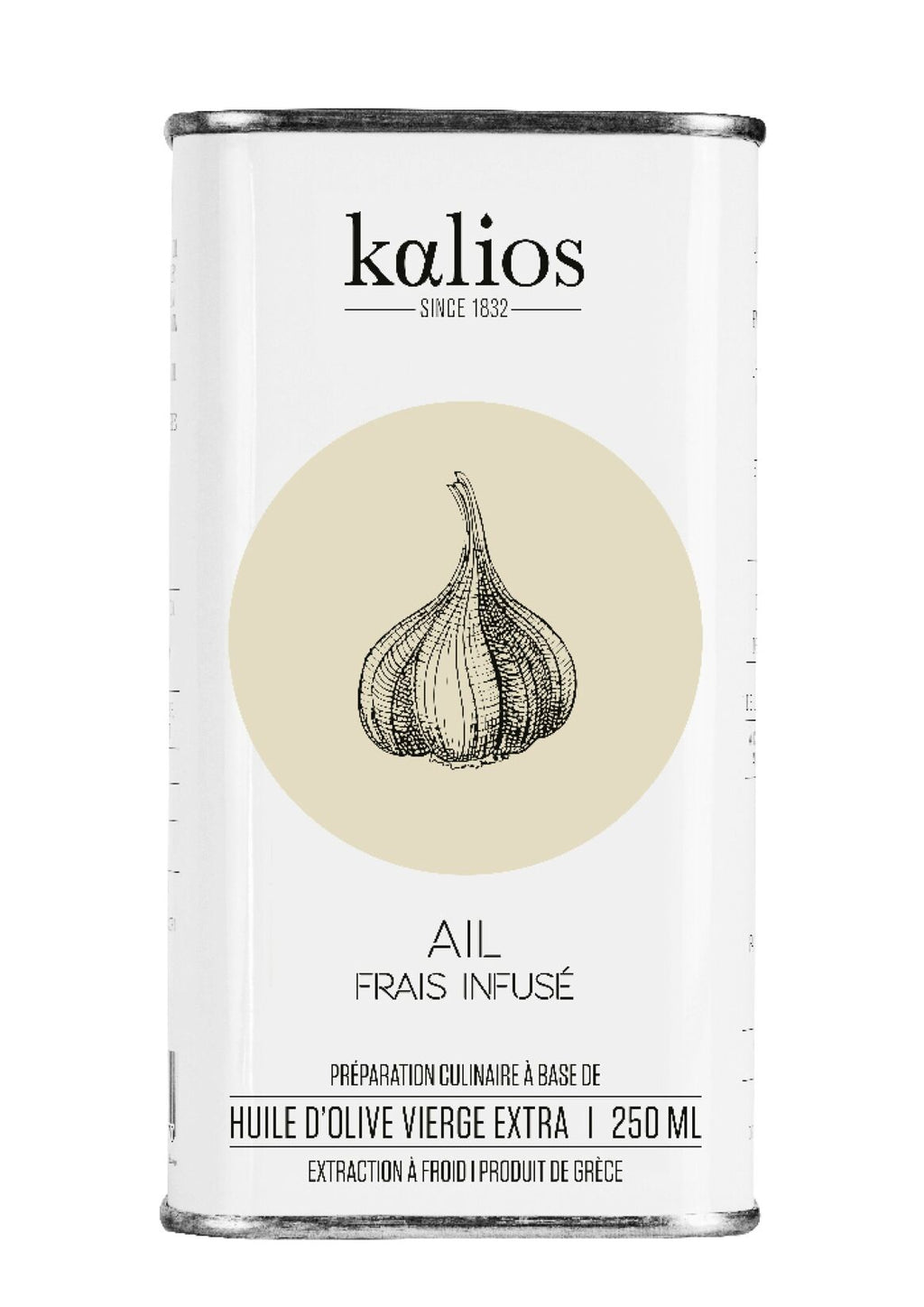 Aceite de oliva infundido con ajo fresco.