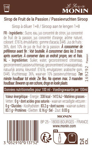 Sirop de Fruit de la Passion