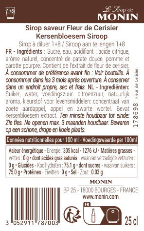Sirop de Fleur de Cerisier