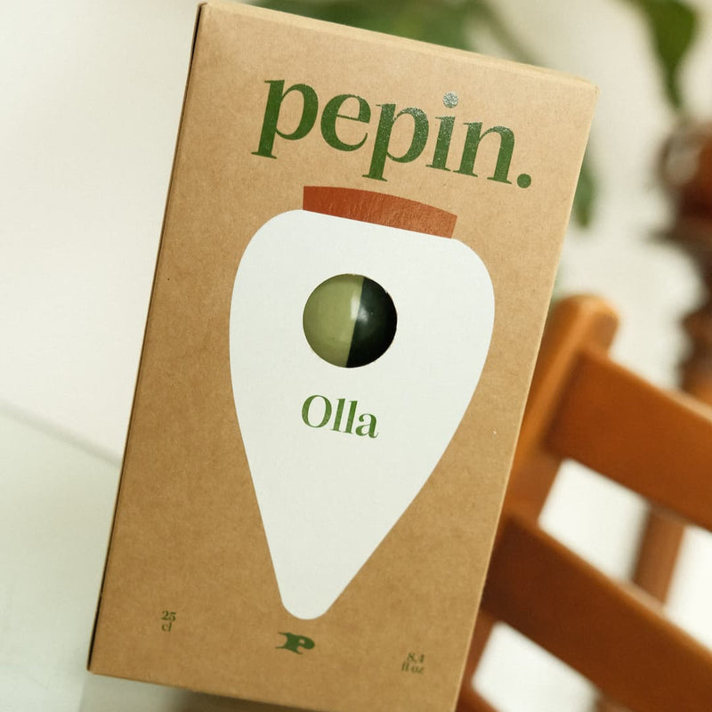 Olla Rayé Vert et Vert