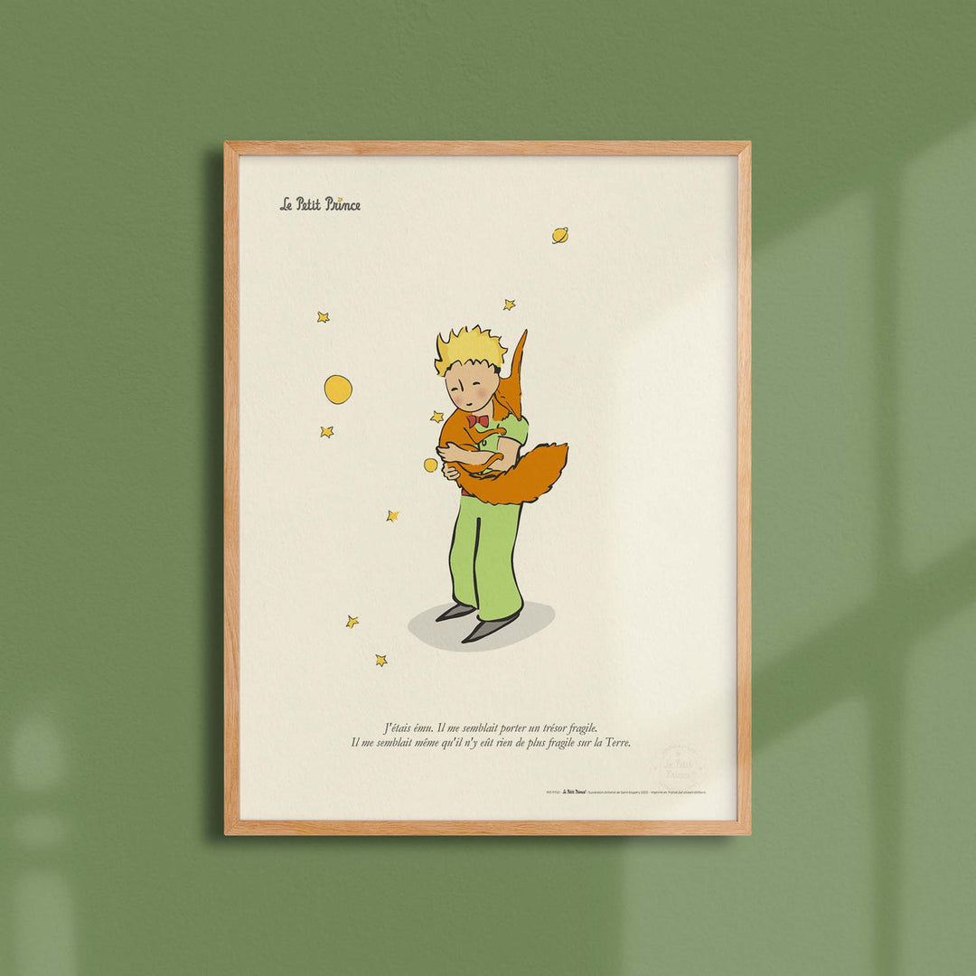 Affiche Le Petit Prince Le Renard Câlin