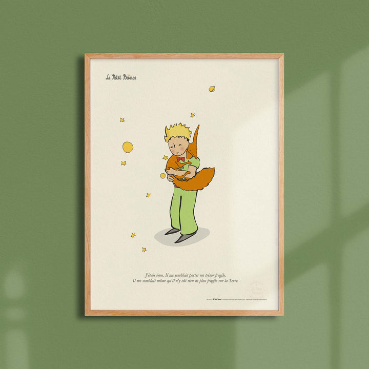 Affiche Le Petit Prince Le Renard Câlin