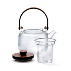 Blossom glass teapot