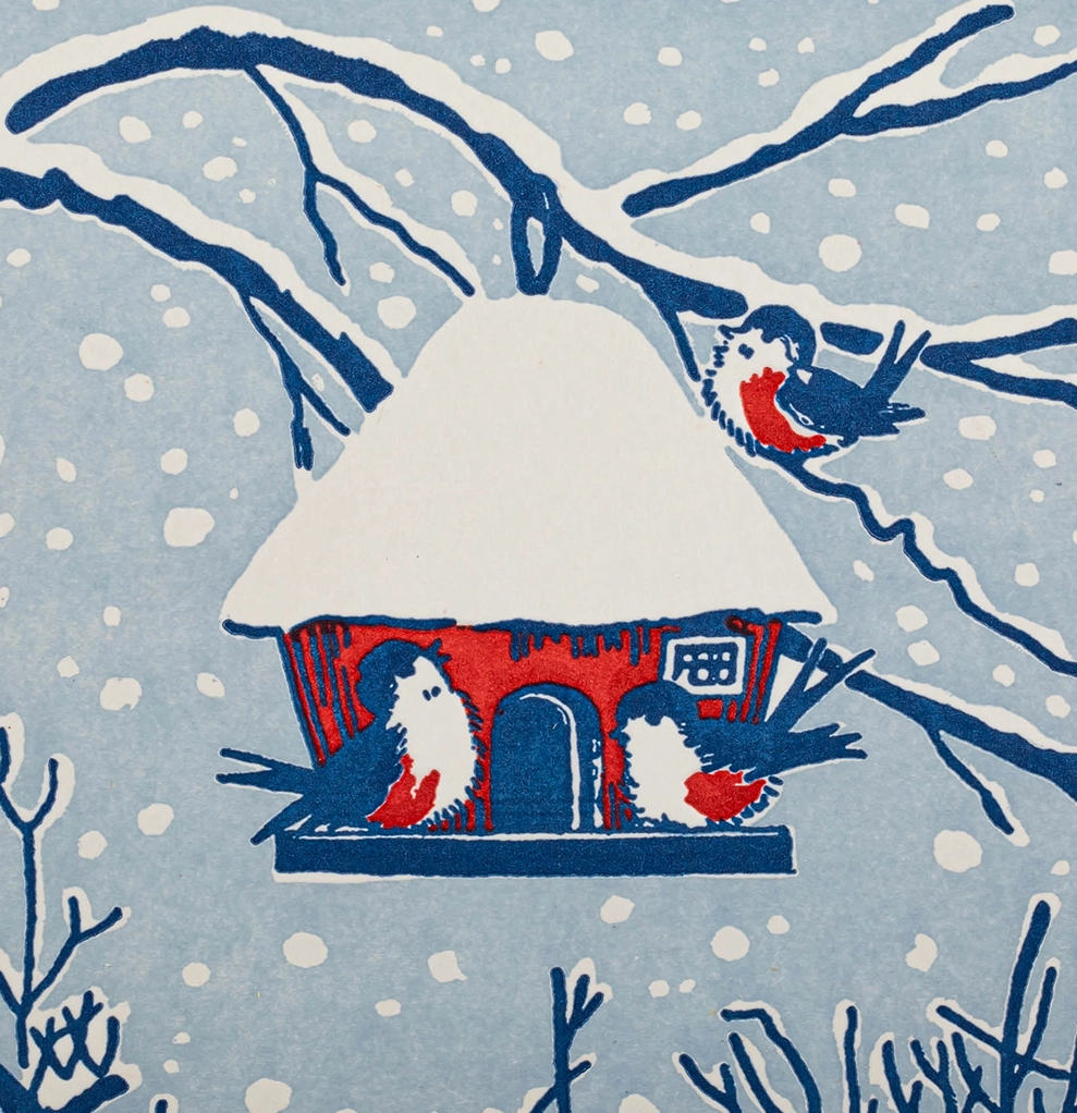 Boîte d'Allumettes Winter Birds