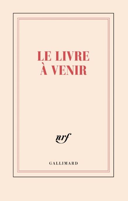Carnet - Le livre à venir