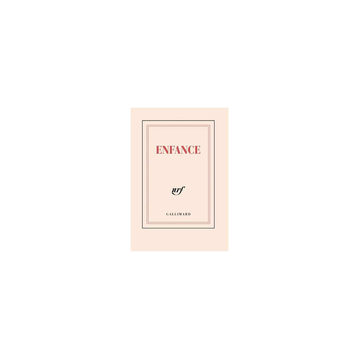 Carnet poche Enfance – Nathalie Sarraute