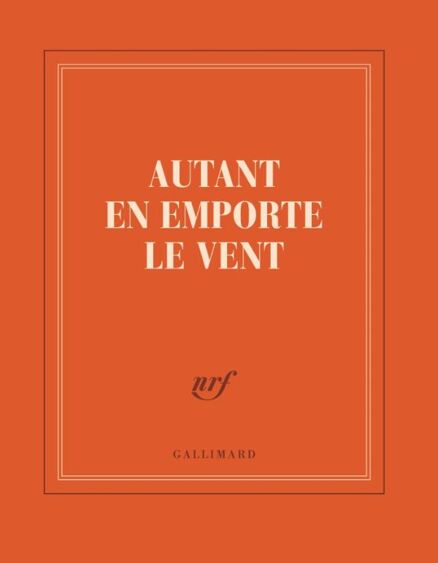 Carnet carré - Autant en emporte le vent