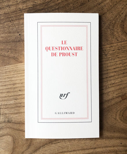 Carnet - Le questionnaire de Proust